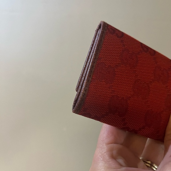 GUCCI Red key holder wallet - Picture 4 of 9